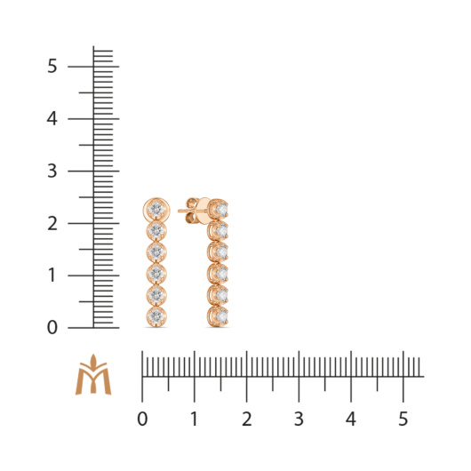 Серьги с бриллиантами