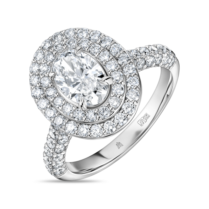 Кольцо с бриллиантом - фото 1