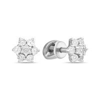 Серьги с бриллиантами - фото 1