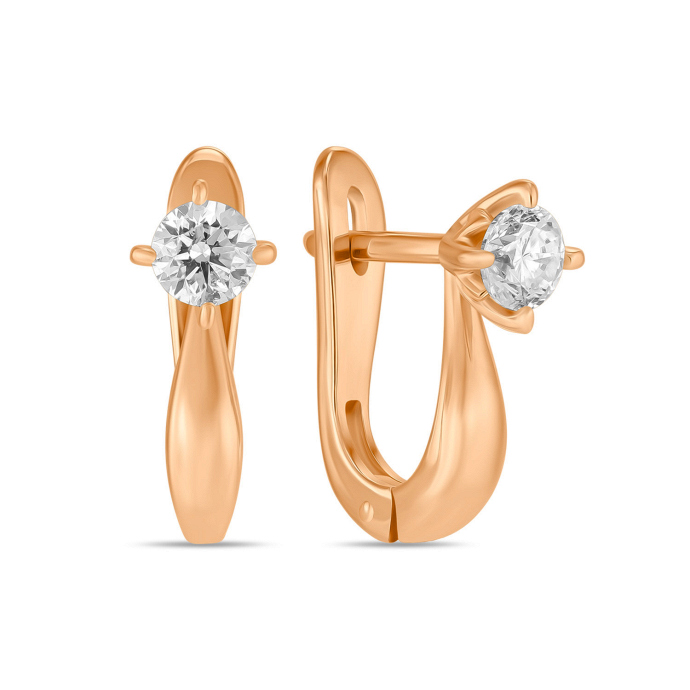 Серьги с бриллиантами - фото 1 Серьги с бриллиантами - фото 1