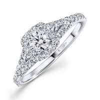 Кольцо с бриллиантом - фото 1