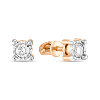 Серьги с бриллиантами - фото 1