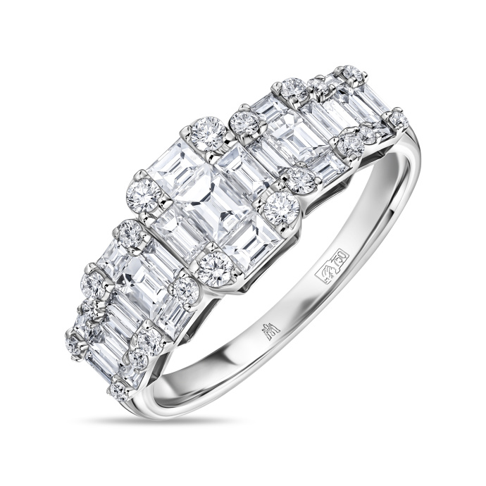 Кольцо с бриллиантами - фото 1