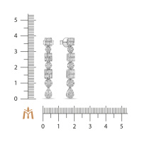 Серьги с бриллиантами - фото 2 Серьги с бриллиантами - фото 2