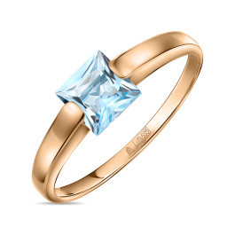 Кольцо с топазом