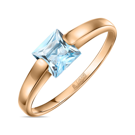 Кольцо с топазом