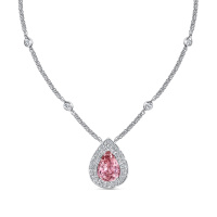 Колье с бриллиантами и турмалином - фото 1 Колье с бриллиантами и турмалином - фото 1