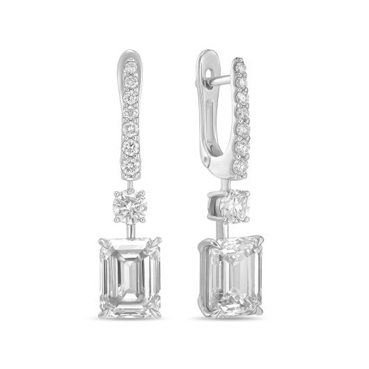 Серьги с бриллиантом