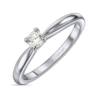 Кольцо с бриллиантом - фото 1