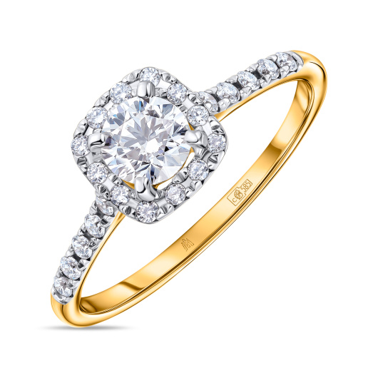 Кольцо с бриллиантом