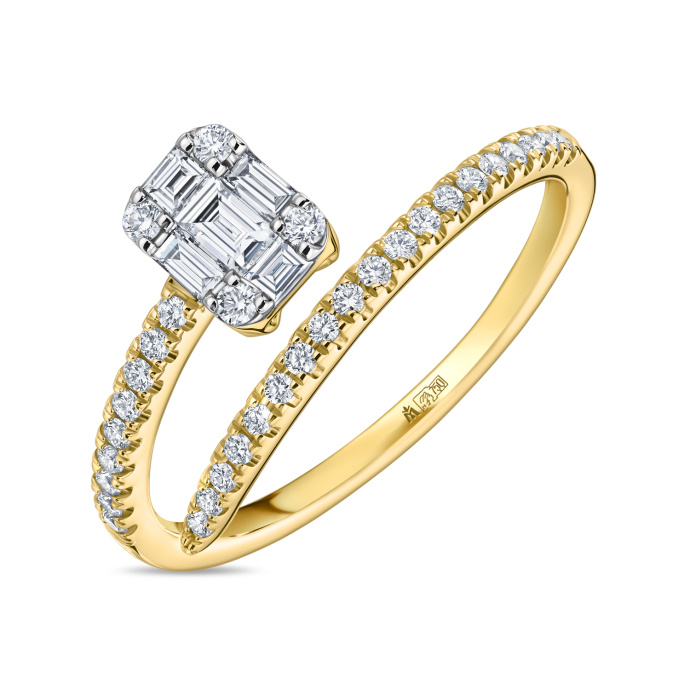 Кольцо с бриллиантами - фото 1 Кольцо с бриллиантами - фото 1