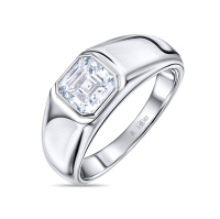 Мужское Кольцо с бриллиантом - фото 1