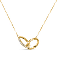 Колье с бриллиантами - фото 1