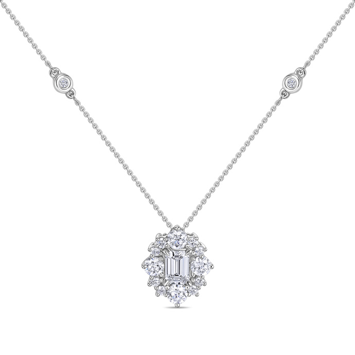 Колье с бриллиантами - фото 1