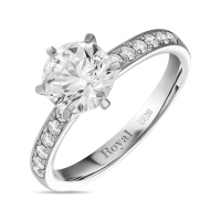 Кольцо с бриллиантами - фото 1