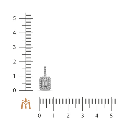 Подвеска с бриллиантом
