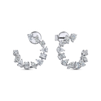 Серьги с бриллиантами - фото 1