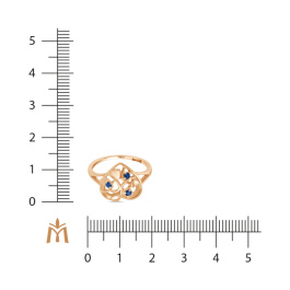 Кольцо с сапфиром