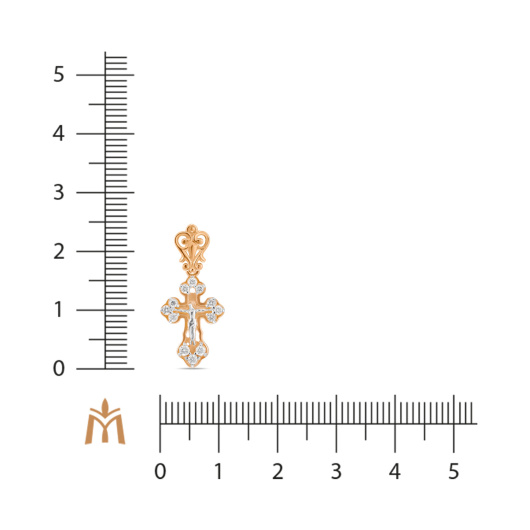 Крест с бриллиантами