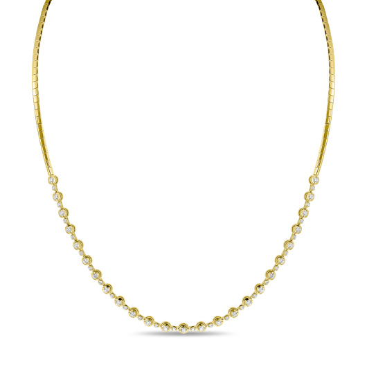 Колье с бриллиантом