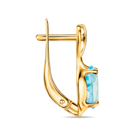 Серьги с топазами