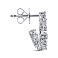 Серьги с бриллиантами - фото 2