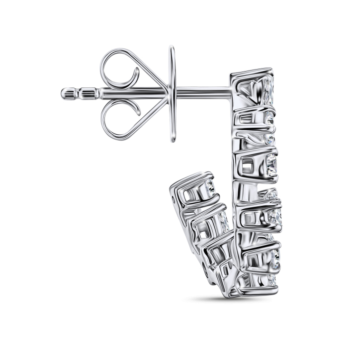 Серьги с бриллиантами - фото 2