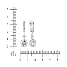 Серьги с бриллиантом