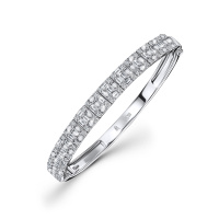 Браслет жесткий с бриллиантами - фото 1 Браслет жесткий с бриллиантами - фото 1