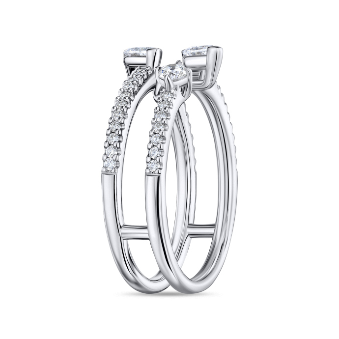 Кольцо с бриллиантами - фото 2