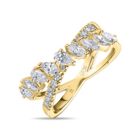 Кольцо с бриллиантами - фото 1