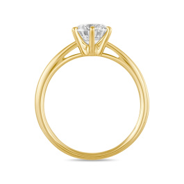 Кольцо с бриллиантом