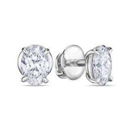 Серьги с бриллиантом