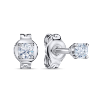 Серьги с бриллиантами - фото 1