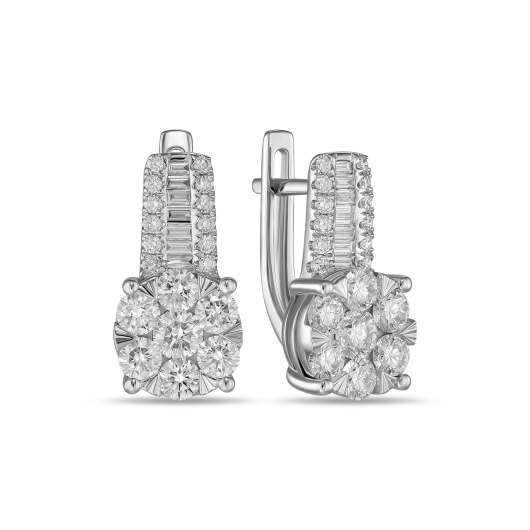 Серьги с бриллиантами