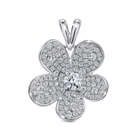 Подвеска с бриллиантами - фото 1