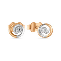 Серьги с фианитами - фото 1