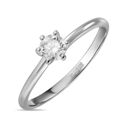 Кольцо с бриллиантом