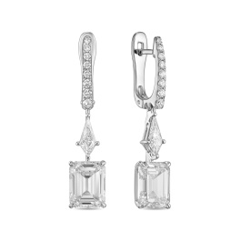 Серьги с бриллиантом