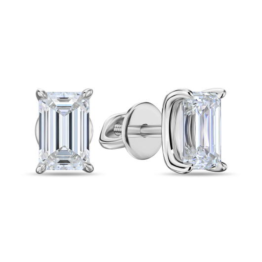 Серьги с бриллиантом