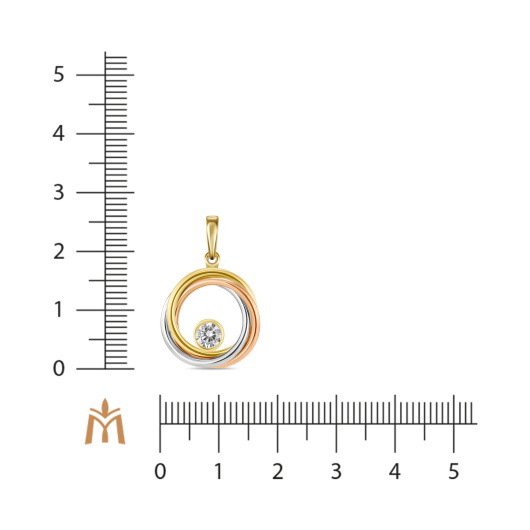 Подвеска с фианитом