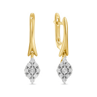 Серьги с бриллиантами - фото 1