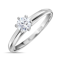 Кольцо с бриллиантом - фото 1 Кольцо с бриллиантом - фото 1