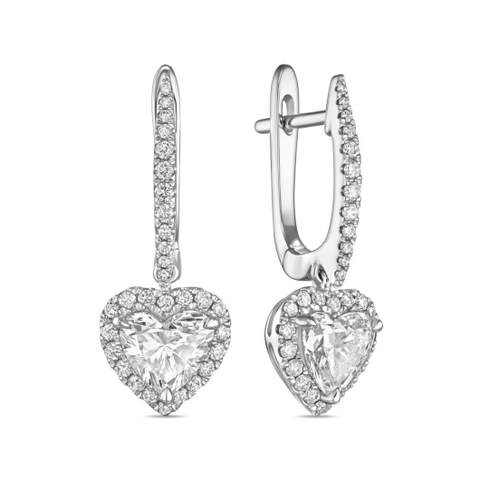 Серьги с бриллиантом