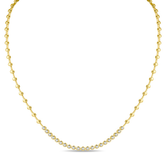 Колье с бриллиантом