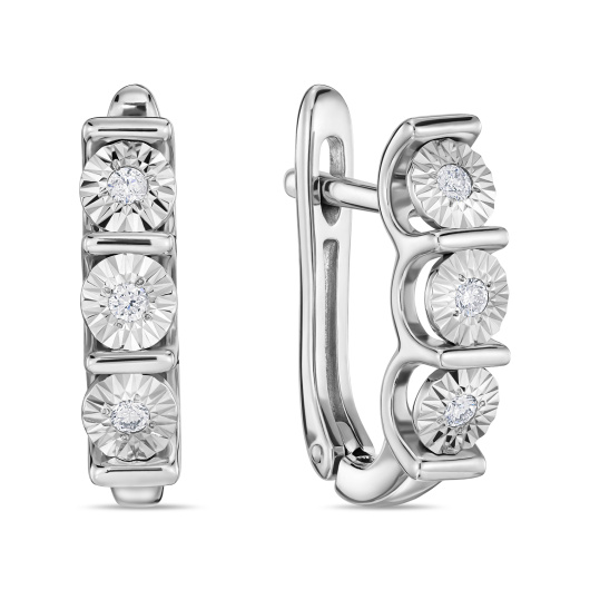 Серьги с бриллиантами