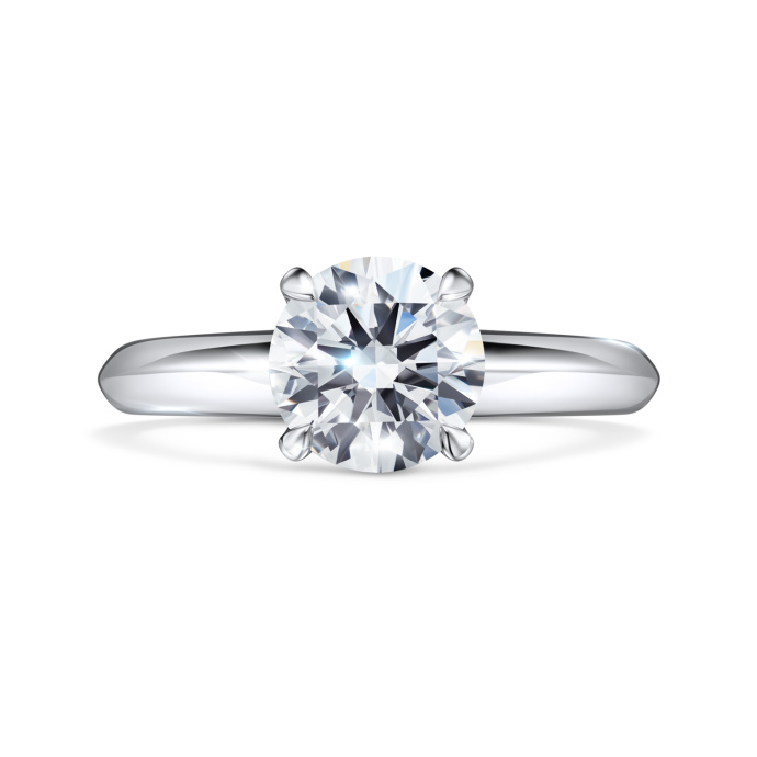 Кольцо с бриллиантом - фото 1 Кольцо с бриллиантом - фото 1