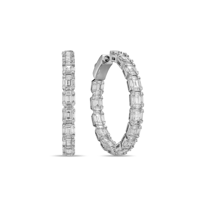 Серьги с бриллиантами - фото 2