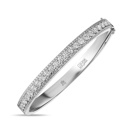 Браслет жесткий с бриллиантом