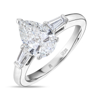 Кольцо с бриллиантом - фото 1